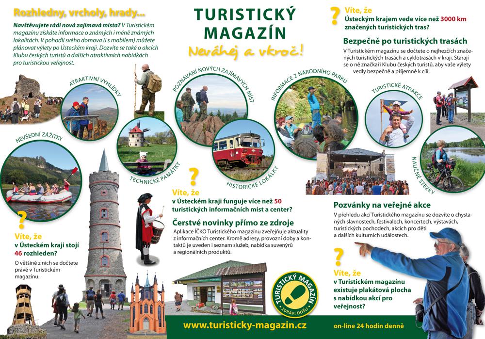 Vnit�n� strana prospektu Turistick�ho magaz�nu.